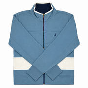 Men’s Full-Zip Cotton Jacket, Blue