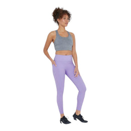 Women's High-Waisted Lilac Leggings – Sculpt & Support