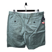 Men's Solid Chino Style Shorts, Aqua