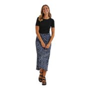 Women's Printed Midi Skirt – Effortless Elegance & Comfort