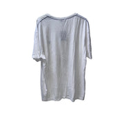 Men's Brand Name Logo Round Neck T-Shirt