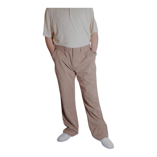 Men's Chino-Style Pants – Rugged & Durable, Brown