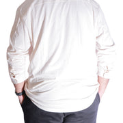Men's 100% Premium Cotton Long Sleeve Shirt, Beige