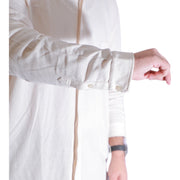 Men's 100% Premium Cotton Long Sleeve Shirt, Beige