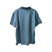 Men's  Polo Ribbed T-Shirt – Stylish & Comfortable, Blue Grey