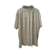 Men's Linen Polo Shirt – Breathable & Stylish, Beige