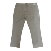 Men's Solid Slim-Fit Cotton Stretch Trousers