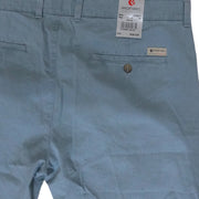 Men's Casual Straight-Leg Trousers, Light Blue