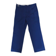 Men's Cotton Regular Fit Chino-Style Pants, Blueberry Blue