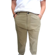 Men's Solid Lightweight Cargo Pants, Khaki