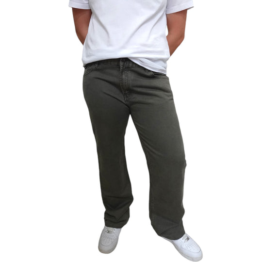 Men's Organic Solid Stretch Pants, Brown