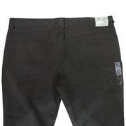 Men's Solid Slim-Fit Cotton Stretch Trousers