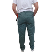 Men's Cotton Slim Fit Stretch Chino-Style Pants, Cadet Grey