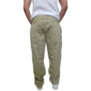 Men's Solid Slim-Fit Cotton Stretch Trousers