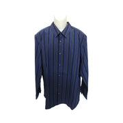 Men's Oxford Stripe Shirt – E-Z Fit Comfort, Purple