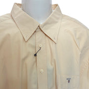 Men's Classic Long Sleeve Solid Slim Fit Formal Shirt, Light Yellow
