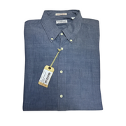 Men's Button-Down Shirt – Classic Sportswear Rugger, Indigo Blue