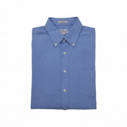 Men's Rugger Premium Cotton Long Sleeve Casual Shirt, Blue