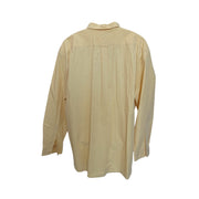 Men's Classic Long Sleeve Solid Slim Fit Formal Shirt, Light Yellow