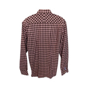 Men's Checkered Long Sleeve Slim Fit Formal Shirt, Pink
