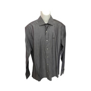 Men's Cotton Long Sleeve Tailored Fit Formal Shirt, Grey