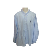 Men's Solid Long Sleeve Logo Print Slim Fit Formal Shirt, Brown