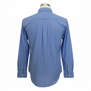 Men's Rugger Premium Cotton Long Sleeve Casual Shirt, Blue