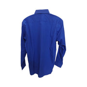 Men's Premium Cotton Long Sleeve Regular Fit Formal Shirt, Blue