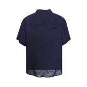 Men's Graphic Graphic Print Shirt – Lightweight & Stylish, Navy