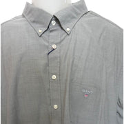 Men's Casual Shirt – Classic Regular Fit, Dark Grey