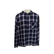 Men's  Plaid Shirt – Classic & Lightweight, Navy