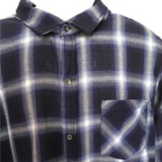 Men's  Plaid Shirt – Classic & Lightweight, Navy