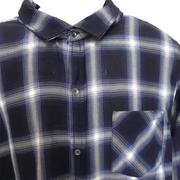 Men's  Plaid Shirt – Classic & Lightweight, Navy