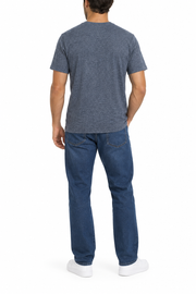 Men's Graphic Print Brand Name Crew Neck T-Shirt