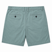 Men's Solid Chino Style Shorts, Aqua