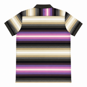Men's Striped Polo Neck Regular Fit T-Shirt, Multicolor