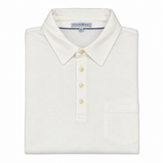 Men's Solid Polo T-Shirt – Sleek Slim Fit with Pocket Detail