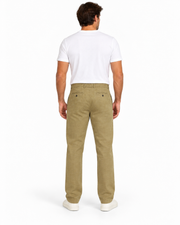 Men's Sonoma Pants – Lightweight Linen Blend Comfort, Dark Beige