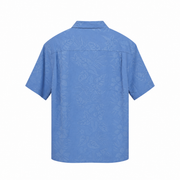 Men's Silk Shirt – Laid-Back Luxury, Cabo Blue