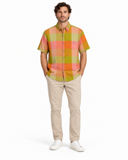Men's Linen Shirt – Breezy & Stylish, Pale Green