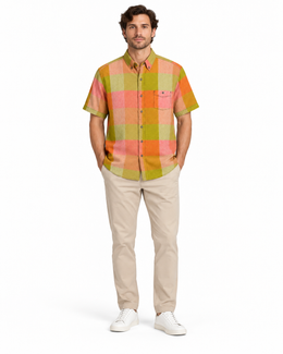 Men's Linen Shirt – Breezy & Stylish, Pale Green