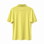Men's Solid Polo T-Shirt – Classic, Beach Sun Yellow