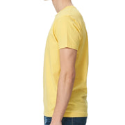 Side profile of Gant yellow T-Shirt for men – slim fit and short sleeves