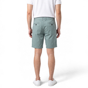Men's Solid Chino Style Shorts, Aqua