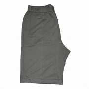 Men's Solid Slip-On Comfort Fit Pajama Shorts with Elastic Waistband, Dark Grey