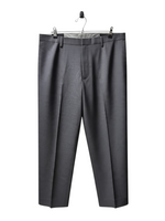Men's Classic Wool Trousers – Refined Formal Elegance, Dark Grey