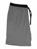 Men's Solid Slip-On Comfort Fit Pajama Shorts with Elastic Waistband, Grey