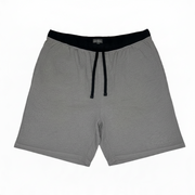 Men's Solid Slip-On Comfort Fit Pajama Shorts with Elastic Waistband, Grey