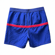 Men's Sailing Swim Shorts – Bold Navy with Spinnaker Print, Navy
