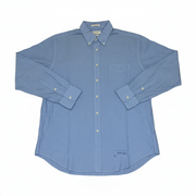 Men's Rugger Premium Cotton Long Sleeve Casual Shirt, Blue